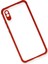Redmi 9A Kılıf Miami Şeffaf Silikon - Kırmızı 3