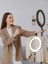 10 Inç LED Ring Light 26 cm Youtuber Makyaj Selfie Video Işığı 2.1m Tripodlu Telefon Tutucu 6