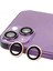 Iphone 15 Plus Raze Metal Kamera Lens - Pembe 1