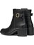 Kadın Siyah D Serılda 60 A - Smo.lea Tokalı Fermuarlı Topuklu Deri Bot D56XXA00043C9999 5