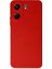Newface Xiaomi Redmi 13C Kılıf Nano Içi Kadife Silikon - Kırmızı 1