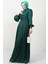 Ipek Tesettür Elbise Zümrüt 2