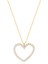 925 Ayar Zirkon Taşlı Kalp Kolye 1