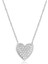 925 Ayar Gümüş Zirkon Taşlı Kalp Kolye 1