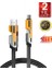 4in1 Pd 65 Watt Type-C/27 Watt iPhone Halat Örgü Kırılmaz Uç 1mt Hızlı Şarj ve Data Kablosu FP98 2