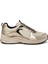 Kadın Bej D Zarvıa A - Mesh+Pearl.gbk Bağcıklı Kalın Tabanlı Deri Sneaker D55YLA014AJC1S2L 1