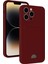 Iphone 15 Pro Kılıf Kelvin Kartvizitli Silikon - Bordo 1