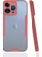 Iphone 13 Pro Max Kılıf Platin Silikon - Pembe 1