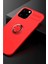 Iphone 12 Pro Max Kılıf Range Yüzüklü Silikon - Kırmızı 2