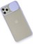 Iphone 11 Pro Max Kılıf Palm Buzlu Kamera Sürgülü Silikon - Lila 3