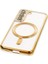 Samsung Galaxy S22 Kılıf Kross Magneticsafe Kapak - Gold 4