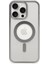Iphone 15 Pro Max Kılıf Erozi Magsafe Kapak - Gümüş 2