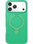 Apple Iphone 17 Pro Regal Magsafe Standlı Kapak - Yeşil 2