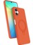 Samsung Galaxy A06 Regal Magsafe Standlı Kapak - Turuncu 1