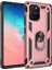 Samsung Galaxy A91 / S10 Lite Kılıf Sofya Yüzüklü Silikon Kapak - Rose 1
