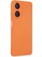 Realme C55 Kılıf Nano Içi Kadife Silikon - Turuncu 4