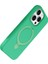 Apple Iphone 15 Pro Max Regal Magsafe Standlı Kapak - Yeşil 3