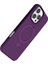 Apple Iphone 16 Pro Max Regal Magsafe Standlı Kapak - Derin Mor 3