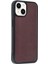 Iphone 14 Kılıf Aras Deri Kapak - Bordo 2
