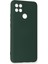 Oppo A15 Kılıf Nano Içi Kadife Silikon - Koyu Yeşil 2