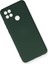 Oppo A15 Kılıf Nano Içi Kadife Silikon - Koyu Yeşil 3