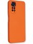 Xiaomi Redmi Note 11 Kılıf Nano Içi Kadife Silikon - Turuncu 2