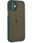 Iphone 12 Mini Kılıf Montreal Silikon Kapak - Yeşil 2