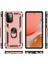 Samsung Galaxy A72 Kılıf Sofya Yüzüklü Silikon Kapak - Rose 3