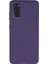 Samsung Galaxy S20 Kılıf Nano Içi Kadife Silikon - Mor 1