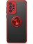 Samsung Galaxy A73 5g Kılıf Montreal Yüzüklü Silikon Kapak - Kırmızı 1