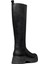 Kadın Siyah D Pluette Fermuarlı Kalın Tabanlı Deri Çizme D565ME05446C9999 5