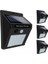 Solar Sensörlü Duvar Lambası Bahçe Lamba 20 LED Işık 4