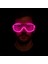 Pembe LED Işıklı Parti Gözlüğü - Neon Glow Şerit Gözlük 3 Modlu 3