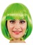 Yeşil Parti Peruğu Kısa Küt Saç 1