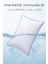 50X70CM Nano Jel Lüks Yastık 1200GR Anti-Alerjik Pamuklu Yastık Microfiber Ultra Dolgun Silikon 2