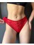 Kadın Iç Çamaşırı Brazillian Stil Dantelli Lace Set Kadın Şık ve Rahat Tanga Kırmızı Külot 1