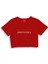 Impossıble Crop Tişört - Kırmızı 1