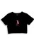 Hot Steps Crop Tişört - Siyah 1