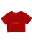 Dolce Peccato Crop Tişört - Kırmızı 1