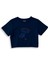 Sotto Il Sole Crop Tişört -Lacivert 1