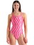 Ripple Print Swimsuit Lightdrop Kadın Pembe Yüzücü Mayosu 010980990 1
