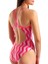 Ripple Print Swimsuit Lightdrop Kadın Pembe Yüzücü Mayosu 010980990 5