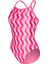 Ripple Print Swimsuit Lightdrop Kadın Pembe Yüzücü Mayosu 010980990 6