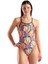 Tropical Delight Swimsuit Tie Back Kadın Pembe Yüzücü Mayosu 010205550 1