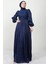 Ipek Tesettür Elbise Lacivert 1