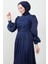 Ipek Tesettür Elbise Lacivert 5