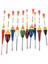 20PCS Balıkçılık Şamandıraları Set Şamandıra Bobber Dalgalı Karışım Boyutu Renk Şamandıra Şamandıra Pesca Hafif Çubuk Şamandıralar (Yurt Dışından) 2