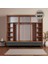 Slope 6 Kapaklı Mdf Ayaklı Tasarım Country Gardırop 4