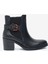 Kadın Siyah Hakiki Deri Topuklu Bot 5K2WB59335 1
