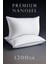 2 Adet 50X70CM Nano Jel Lüks Yastık | 1200GR Anti-Alerjik Pamuklu Yastık Seti 2li 1